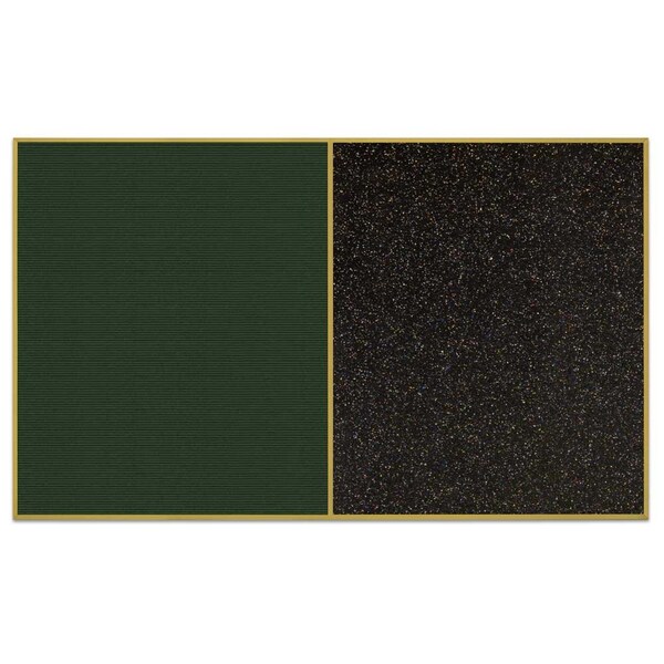 Sliding Door Indoor Enclosed Corkboard, 9